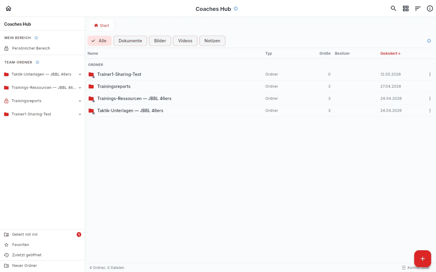 CourtCloud Dateien zentral, rechtegesteuert, in Deutschland Screenshot